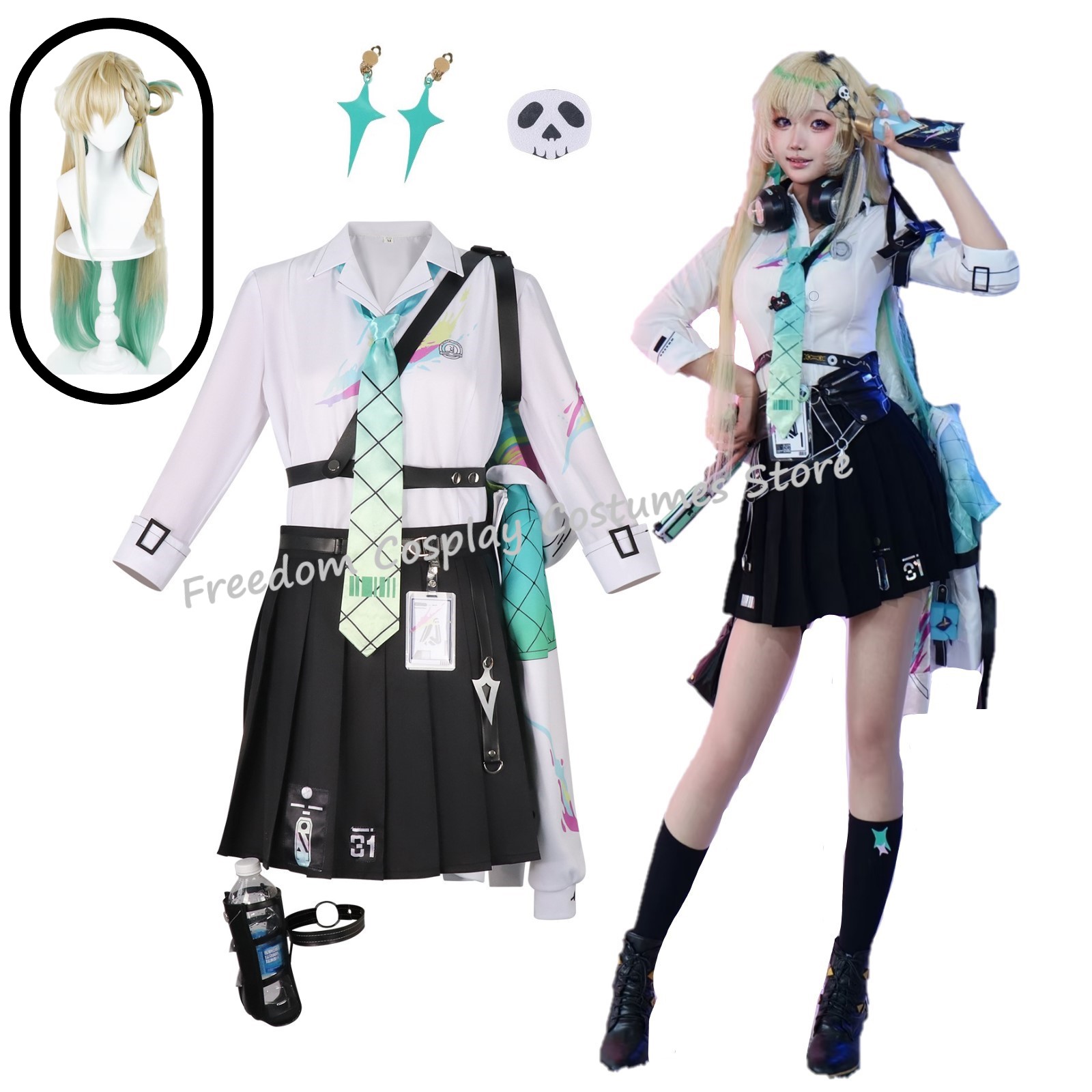 Women Accessories Set - 게임 Wuthering Waves Lynae 코스프레 의상