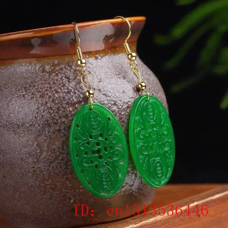 Women Accessories For Hand - 원래 자연 녹색 옥 에메랄드 박쥐