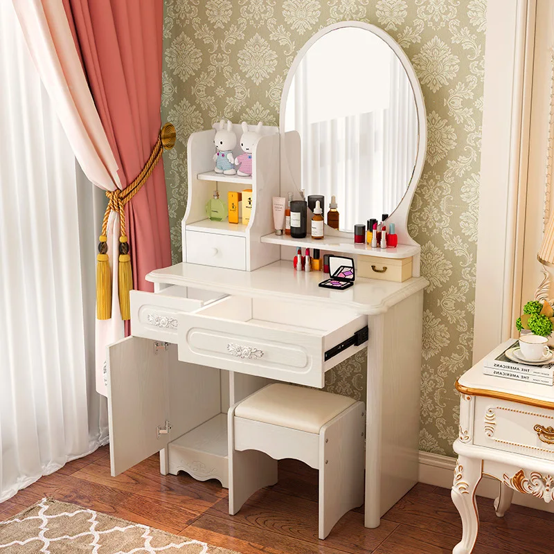 유럽식 심플 화장대 여성용 욕실 침실 화장대 저렴한 메 - Women Accessories Drawer 리뷰 및 가격