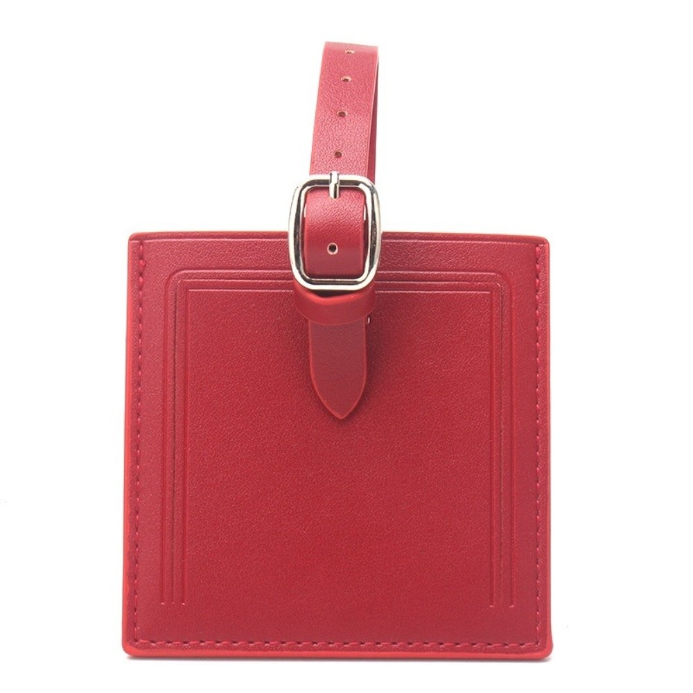 사각형 가죽 수하물 라벨, 시그니처 용지 여행 가방 이 - Women Accessories Name 리뷰 및 가격