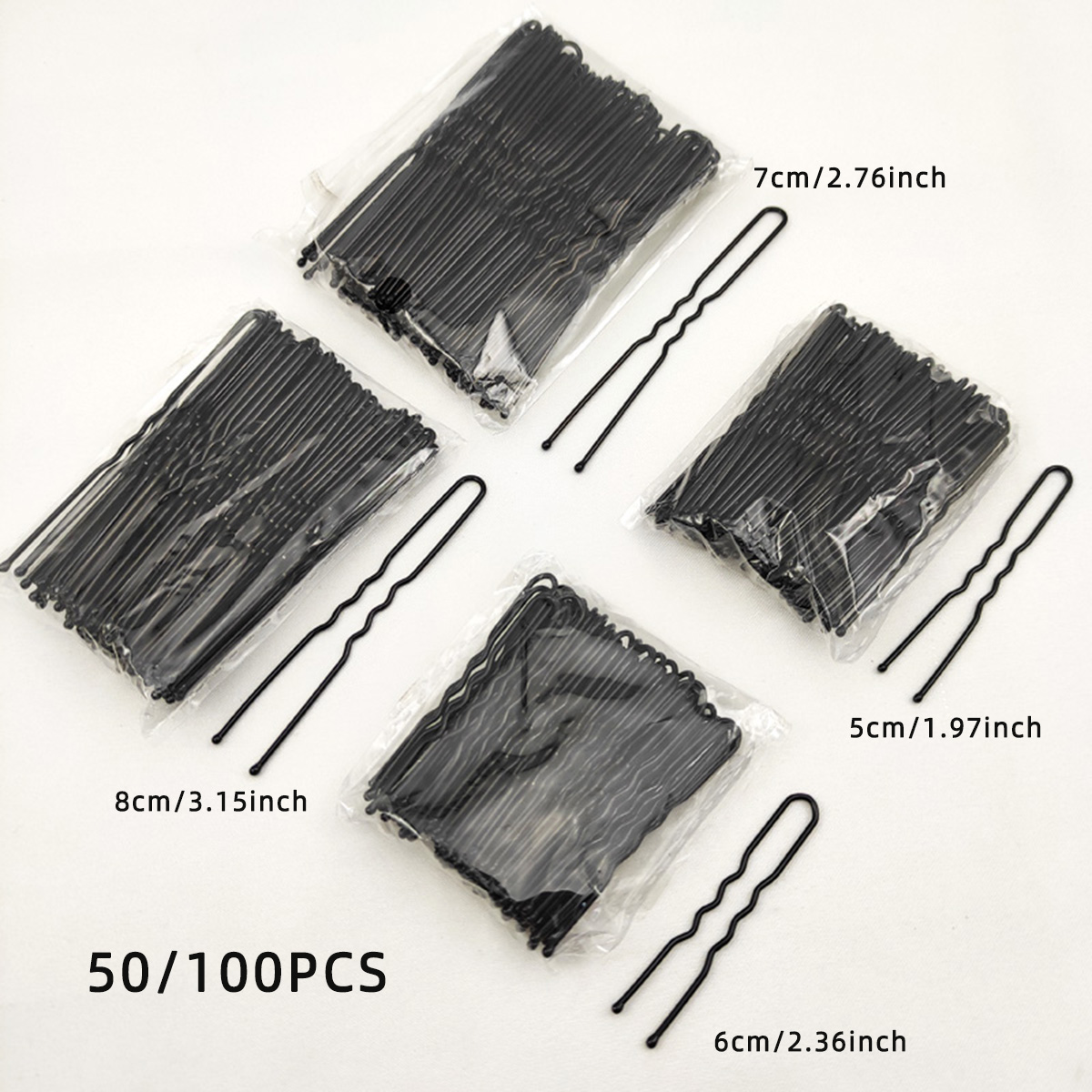 50/100 PCS 여성 5/6/7/8 cm 머리 물결 - Women Accessories Aesthetic 리뷰 및 가격