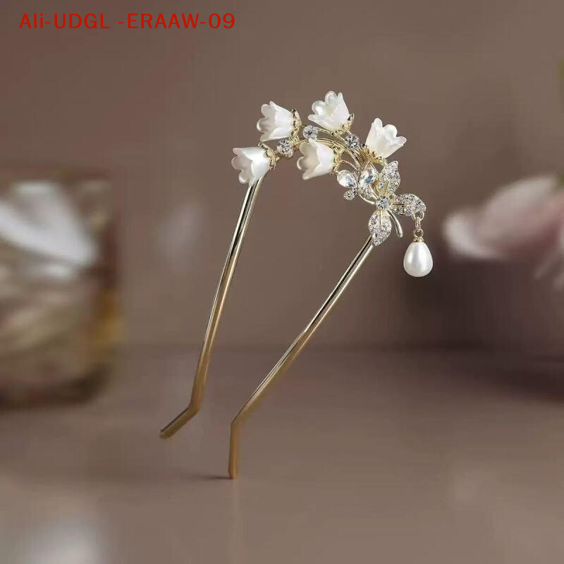 1개 중국 한복 머리 장식 긴 태슬 빈티지 백합 밸리  - Women Accessories For Hand 리뷰 및 가격