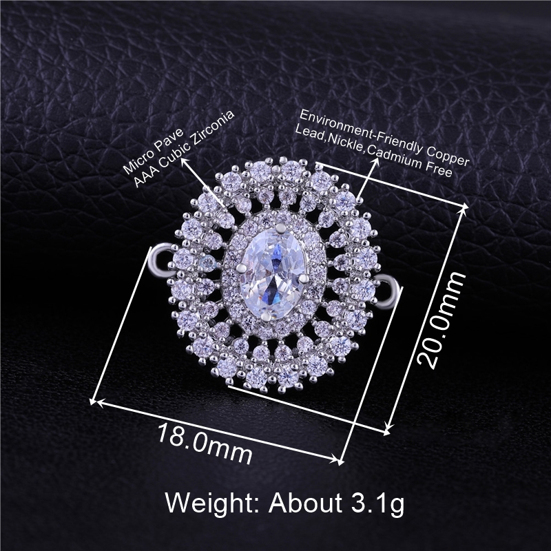 Juya 수제 마이크로 포장 지르콘 18K 도금 구리  - Women Accessories For Hand 리뷰 및 가격