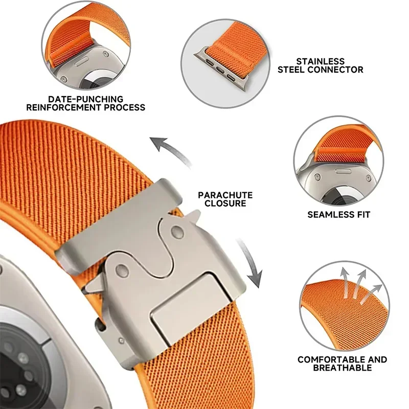 애플워치 나일론 스트랩 46mm 45mm 44mm 42 - Women Accessories Website 리뷰 및 가격