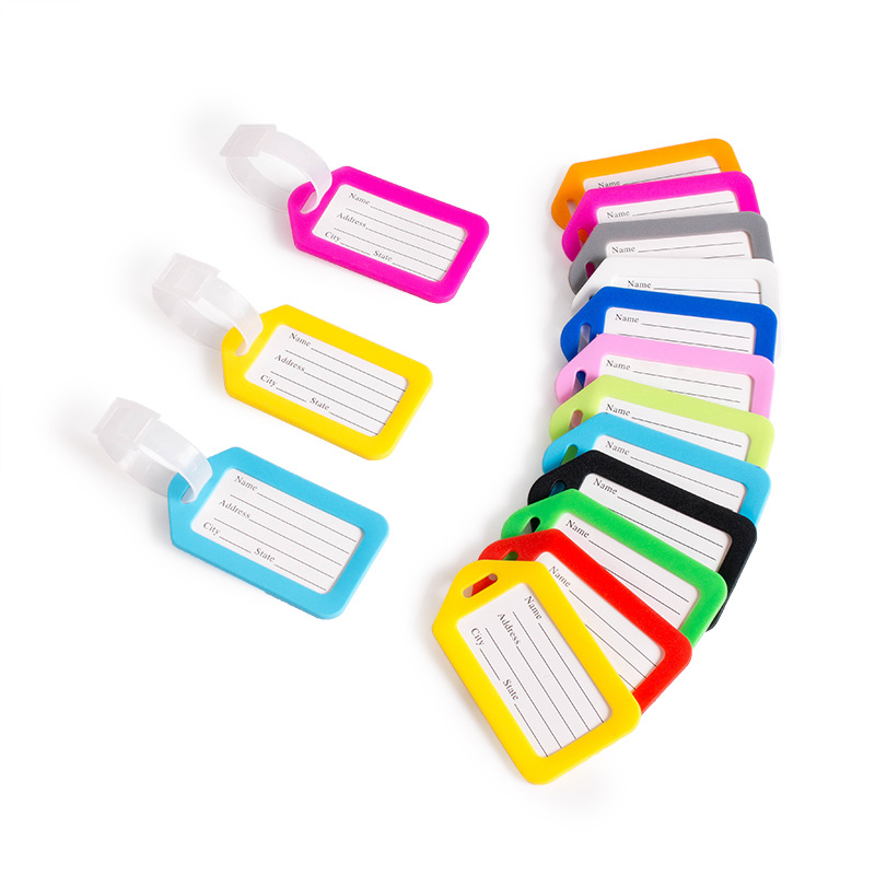 5개입 수하물 태그 탑승 배송용 플라스틱 수하물 태그  - Women Accessories Name 리뷰 및 가격