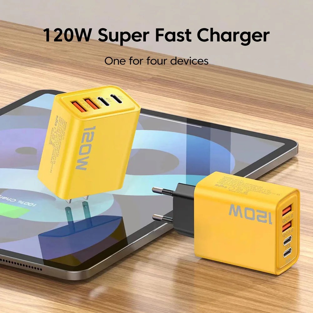 120W USB C PD 충전기 4포트 퀵차지 3.0  - Women Accessories In Uk 리뷰 및 가격