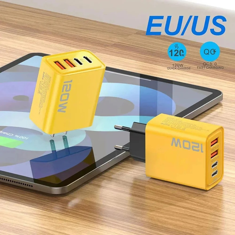 120W USB C PD 충전기 4포트 퀵차지 3.0  - Women Accessories In Uk 리뷰 및 가격