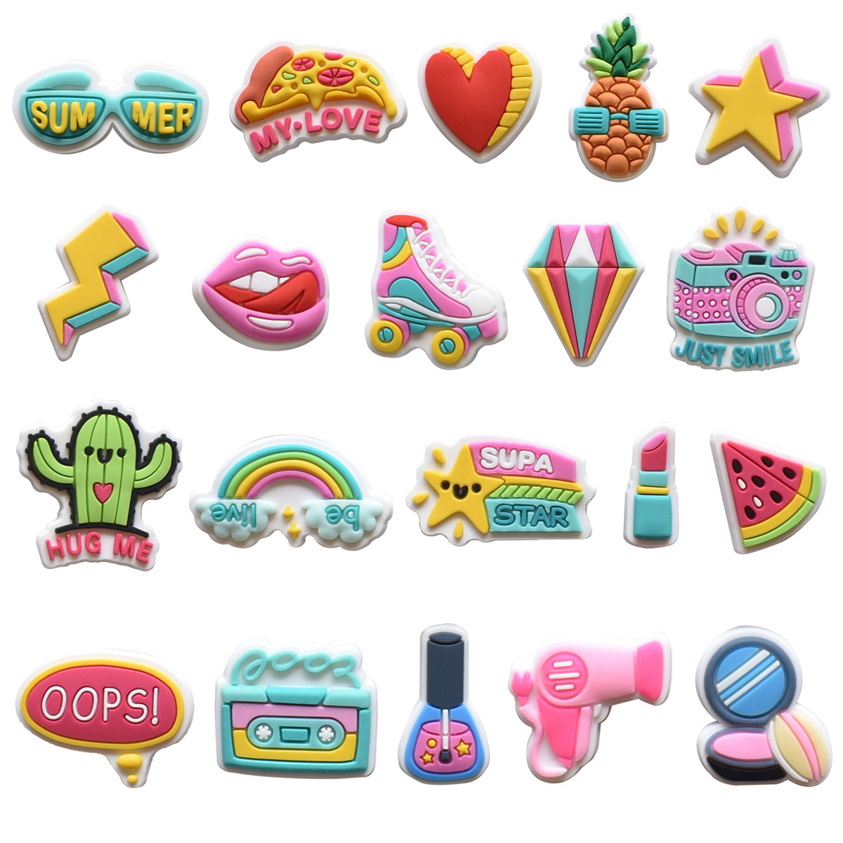 뜨거운 판매 1Pcs Crocs 액세서리에 대 한 귀여 - Women'S Accessories For Crocs 리뷰 및 가격