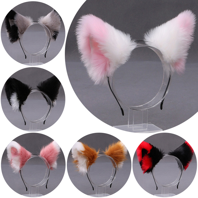 푹신한 여우 고양이 귀 플러시 머리띠 부드러운 털 헤어 - Women'S Formal Accessories 리뷰 및 가격