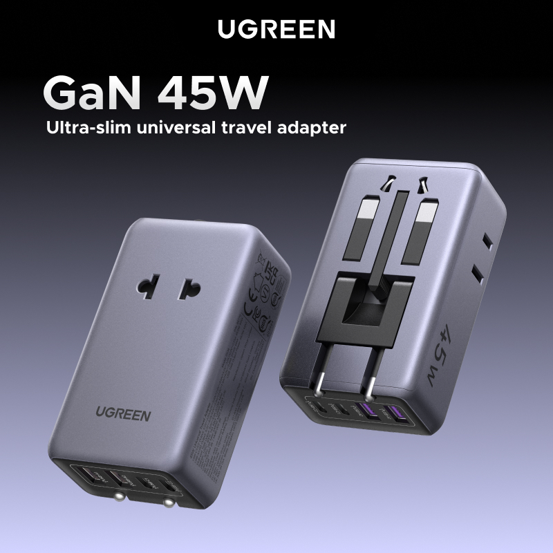유그린 플러그 어댑터 GaN 45W 범용 여행용 충전  - Women Accessories In Uk 리뷰 및 가격