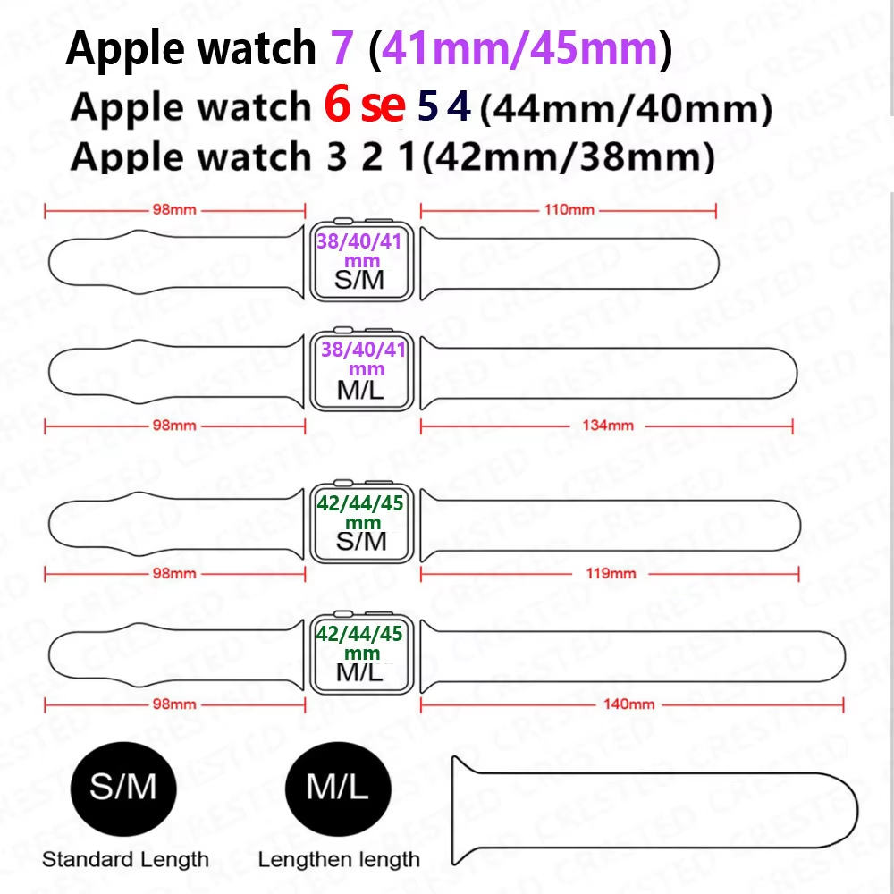 Apple Watch 스트랩 용 실리콘 밴드 44mm  - Women Accessories Website 리뷰 및 가격