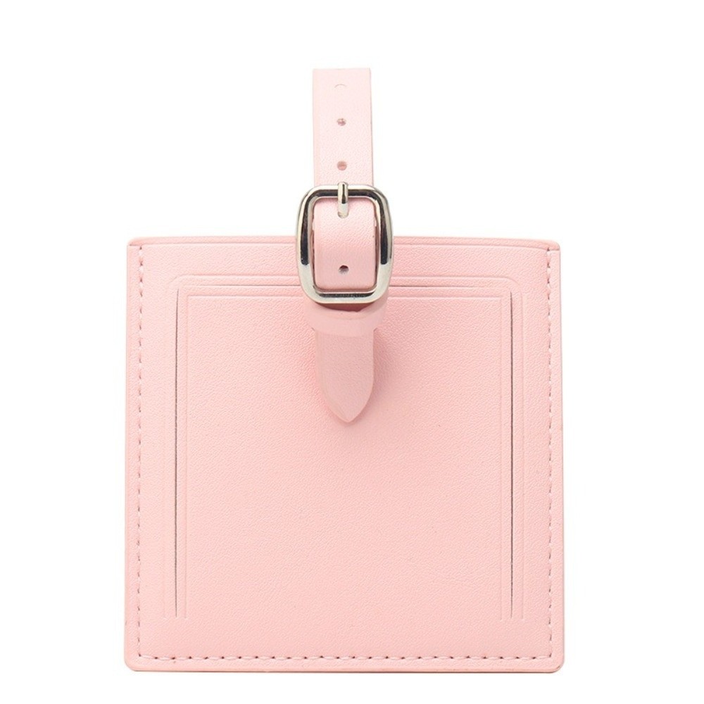 사각형 가죽 수하물 라벨(서명 용지 포함) 휴대용 여행 - Women Accessories Name 리뷰 및 가격