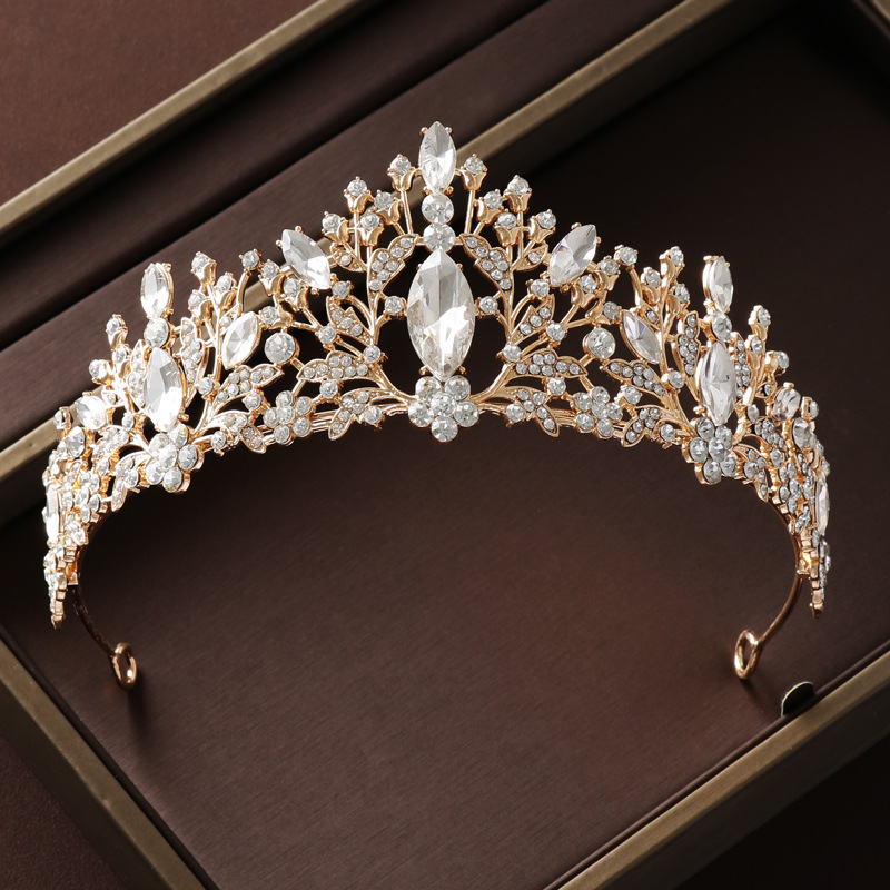 티아라 화려한 라인스톤 퀸 크라운 신부 웨딩 생일 머리 - Queen Accessories 리뷰 및 가격