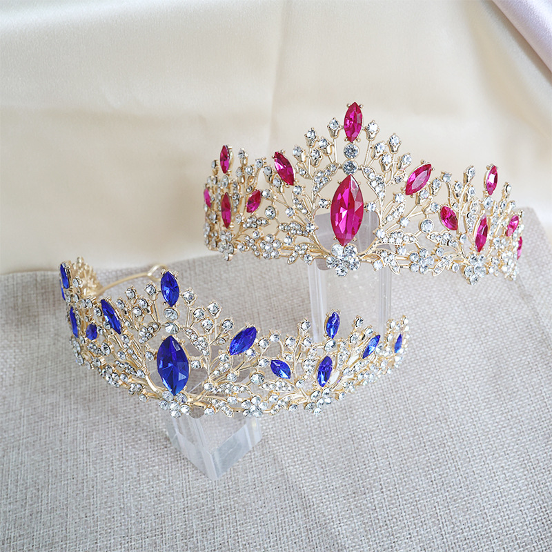 티아라 화려한 라인스톤 퀸 크라운 신부 웨딩 생일 머리 - Queen Accessories 리뷰 및 가격
