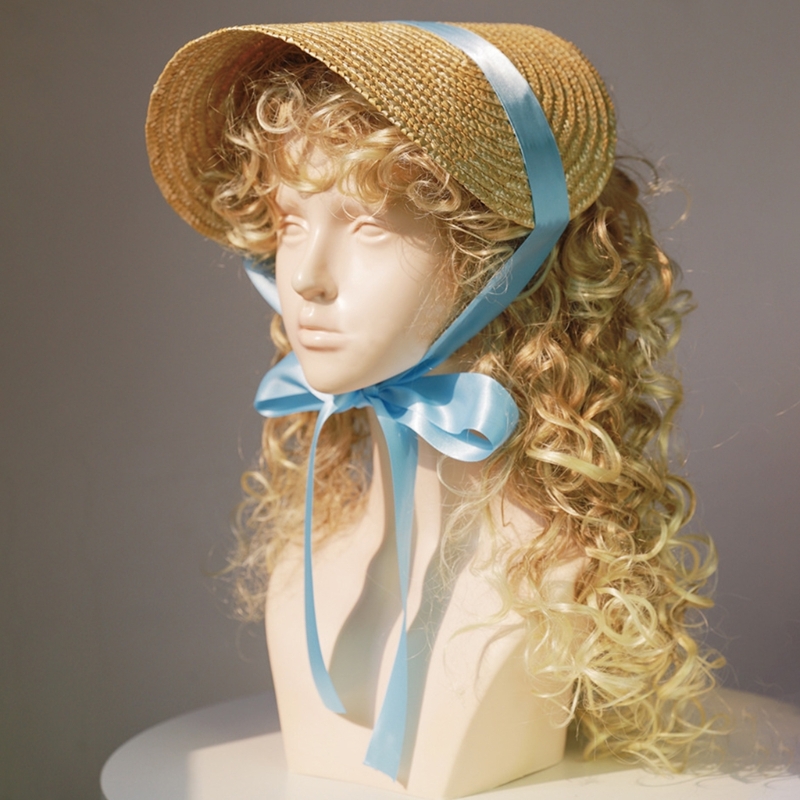 프렌치 스타일 빅토리아 보닛 밀짚 모자, 로리타 걸스  - Women'S Victorian Accessories 리뷰 및 가격
