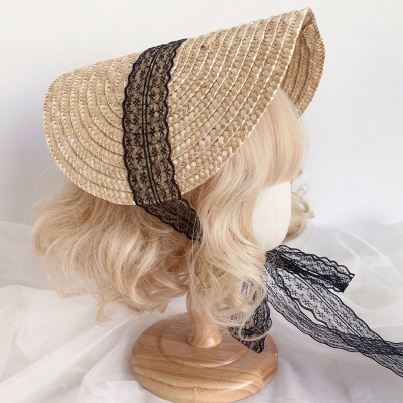 프렌치 스타일 빅토리아 보닛 밀짚 모자, 로리타 걸스  - Women'S Victorian Accessories 리뷰 및 가격