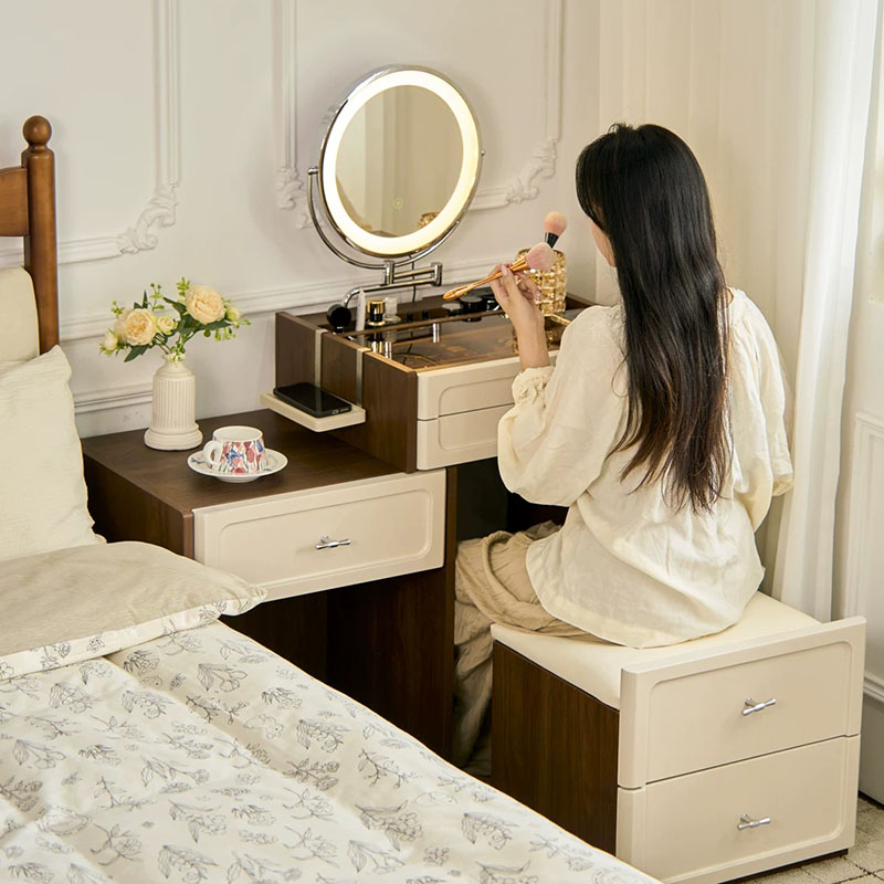 현대식 커피색 화장대 여성 침실 화장 거울 액세서리 화 - Women Accessories Drawer 리뷰 및 가격