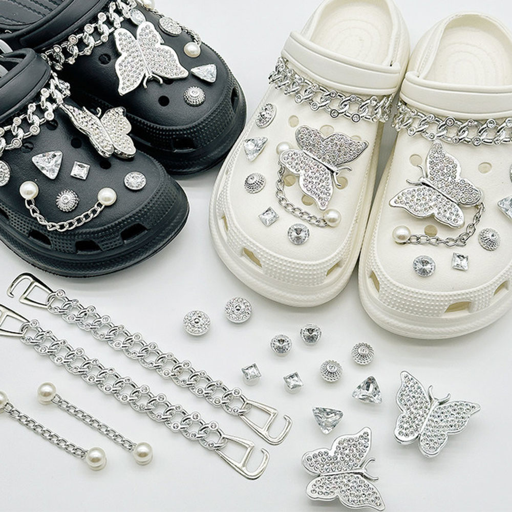 크록스 가든 슈즈 버클 세트 여성용 신발 핀 탈부착 가 - Women'S Accessories For Crocs 리뷰 및 가격