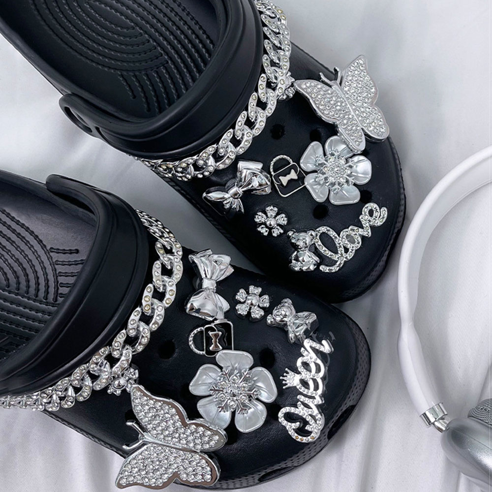크록스 가든 슈즈 버클 세트 여성용 신발 핀 탈부착 가 - Women'S Accessories For Crocs 리뷰 및 가격