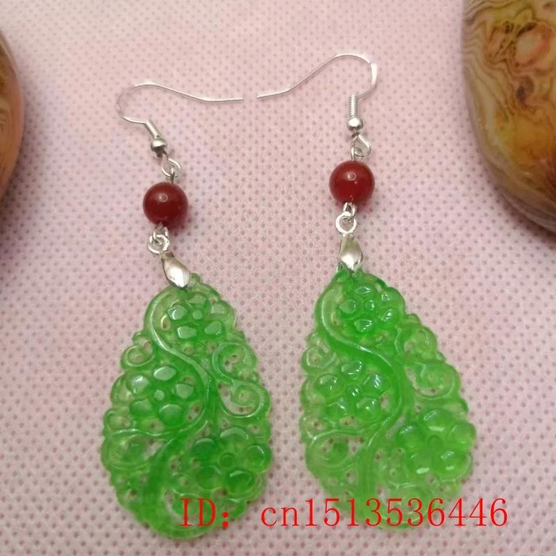 925 실버 천연 녹색 옥 중공 DIY 피닉스 귀걸이  - Women Accessories For Hand 리뷰 및 가격