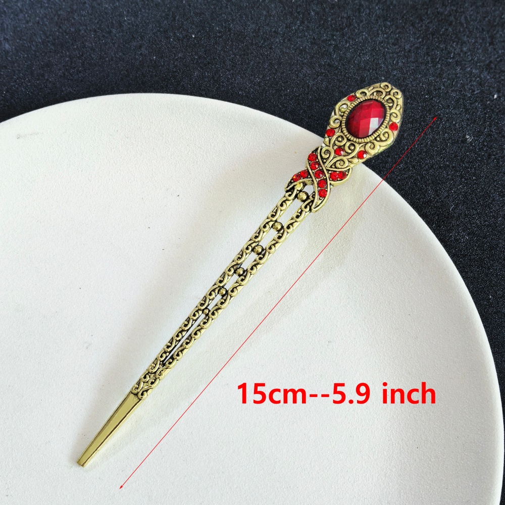 여성용 빈티지 메탈 헤어 스틱, 레트로 헤어핀, 번 업 - Women Accessories Aesthetic 리뷰 및 가격