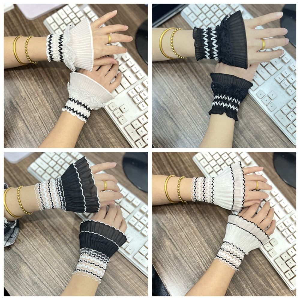빅토리아 시대 스타일 탈부착 가능한 소매 커프스, 편안 - Women'S Victorian Accessories 리뷰 및 가격