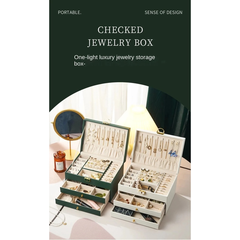대용량 쥬얼리 보관함 다층 서랍 정리함 벨벳 안감 귀걸 - Women Accessories Drawer 리뷰 및 가격