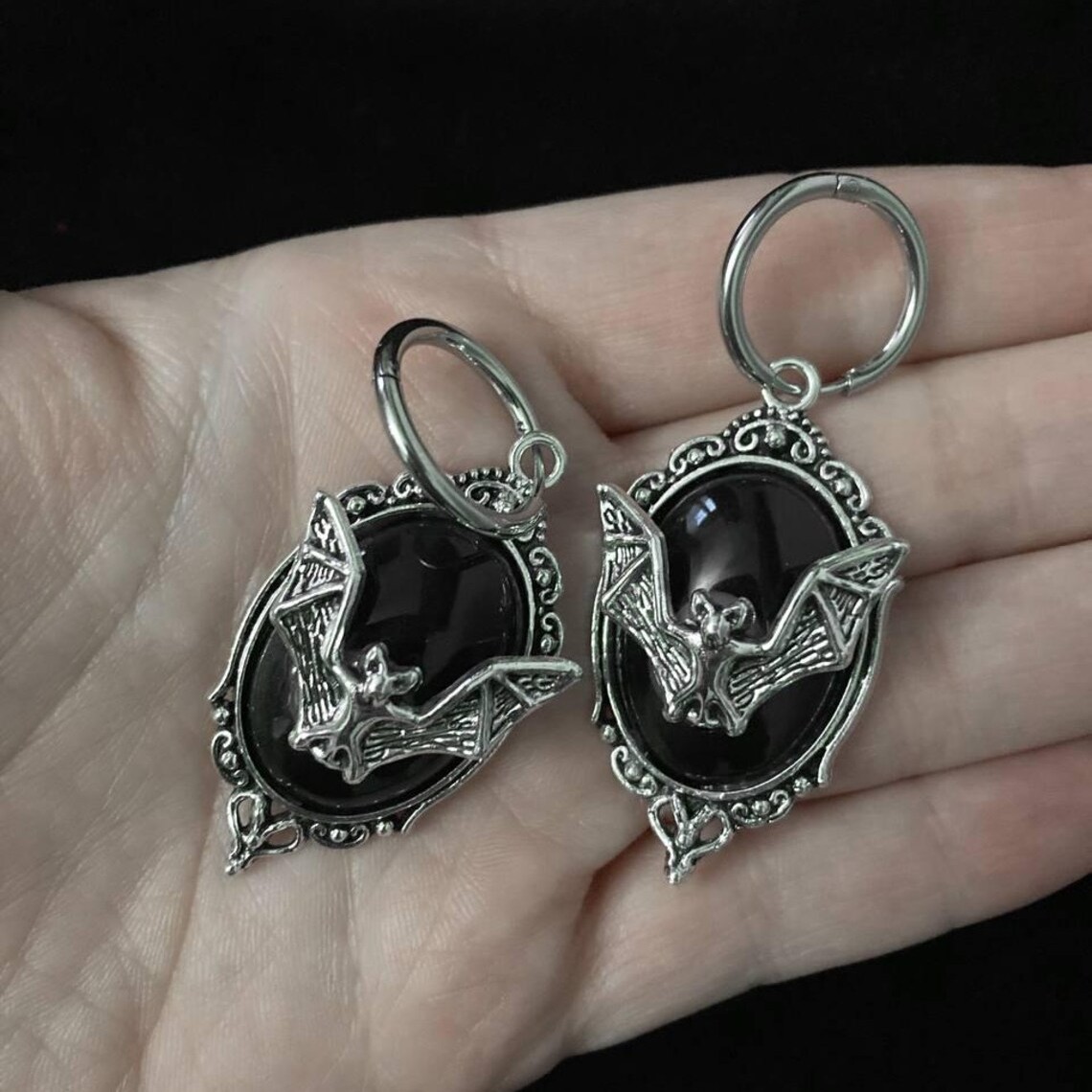 뱀파이어 박쥐 귀걸이, 고딕 주얼리, 마법 액세서리,  - Women'S Victorian Accessories 리뷰 및 가격