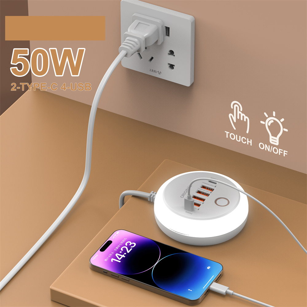 USB 고속 충전기 50W 멀티 포트 타입 C 벽면 충 - Women Accessories In Uk 리뷰 및 가격