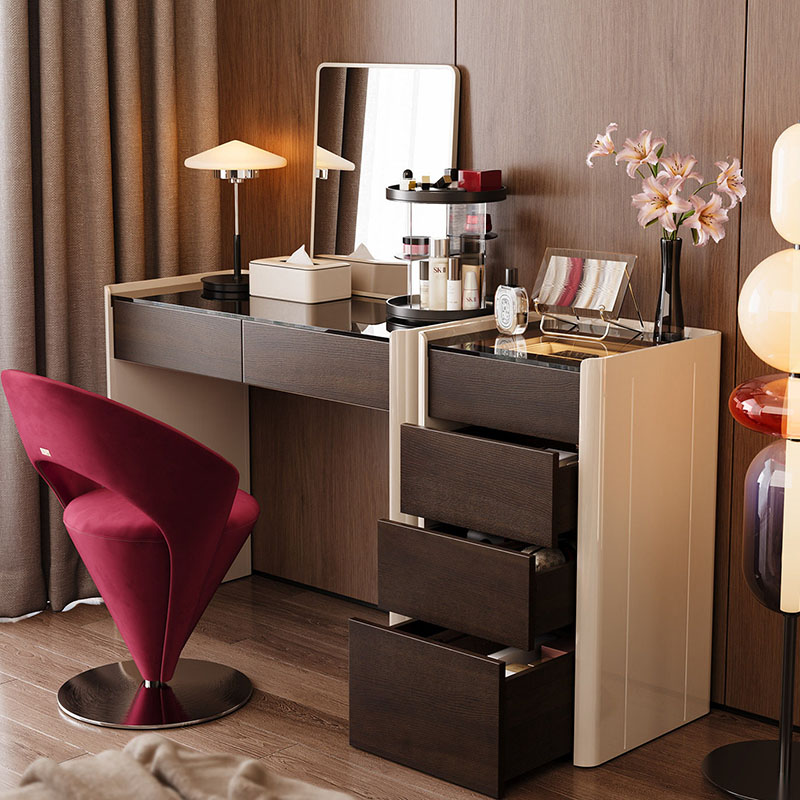 커피색 모던 화장대 컴퓨터 수납 서랍 액세서리 의자 화 - Women Accessories Drawer 리뷰 및 가격