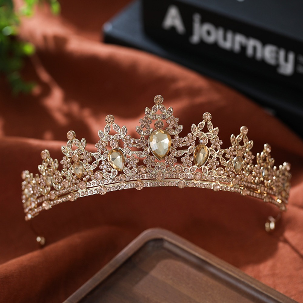 빈티지 리프 바인 실버 도금 라인스톤 신부 왕관 티아라 - Women'S Formal Accessories 리뷰 및 가격
