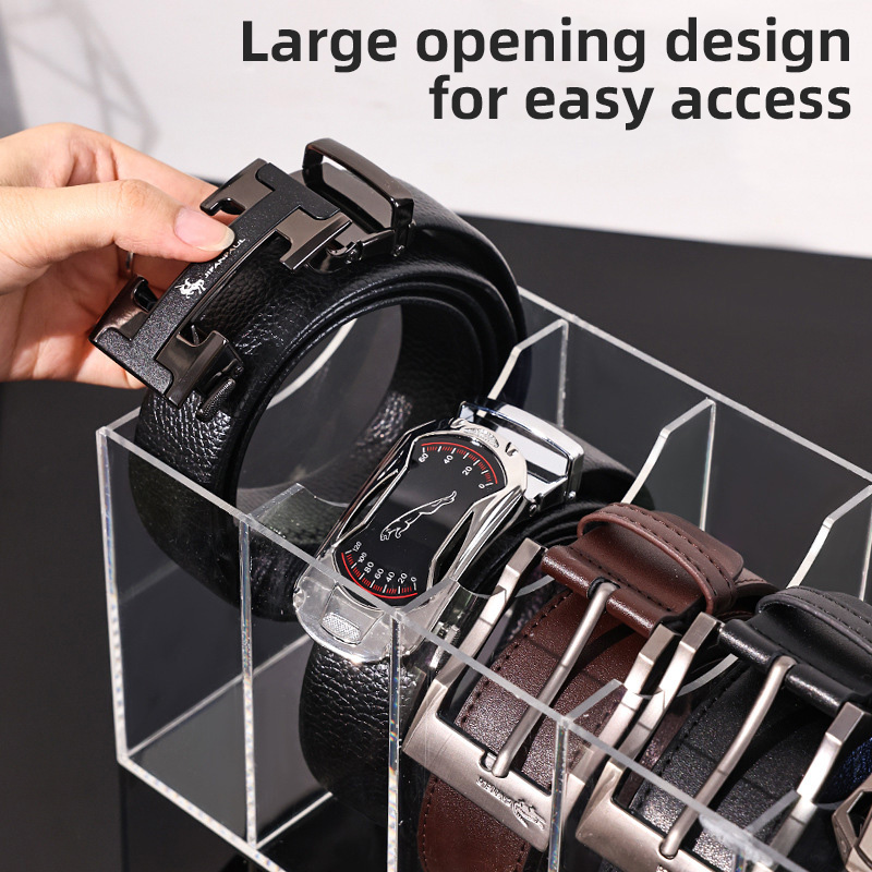 가죽 벨트 보관함, 여러 칸이 있는 데스크탑 벨트 정리 - Women Accessories Drawer 리뷰 및 가격