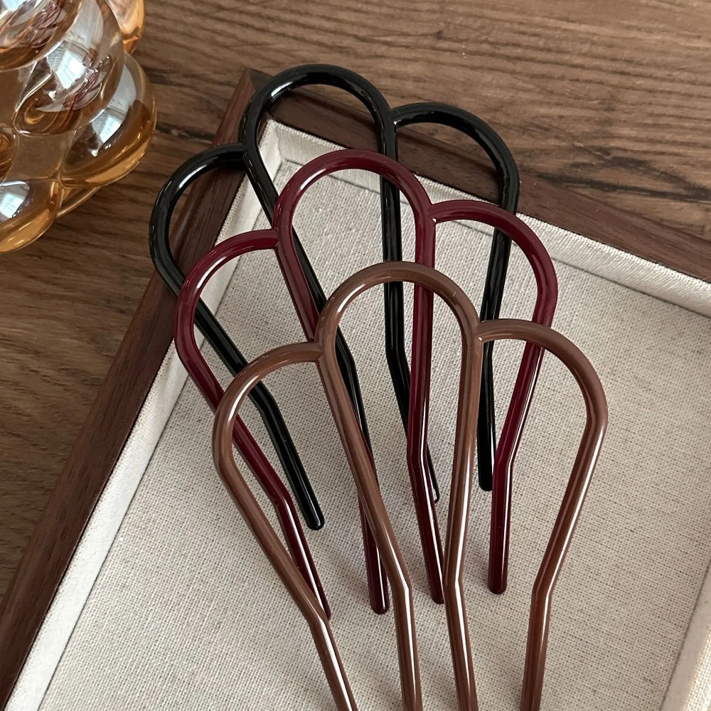 여성을 위한 우아하고 부드러운 아크릴 U자형 헤어 스틱 - Women Accessories Aesthetic 리뷰 및 가격